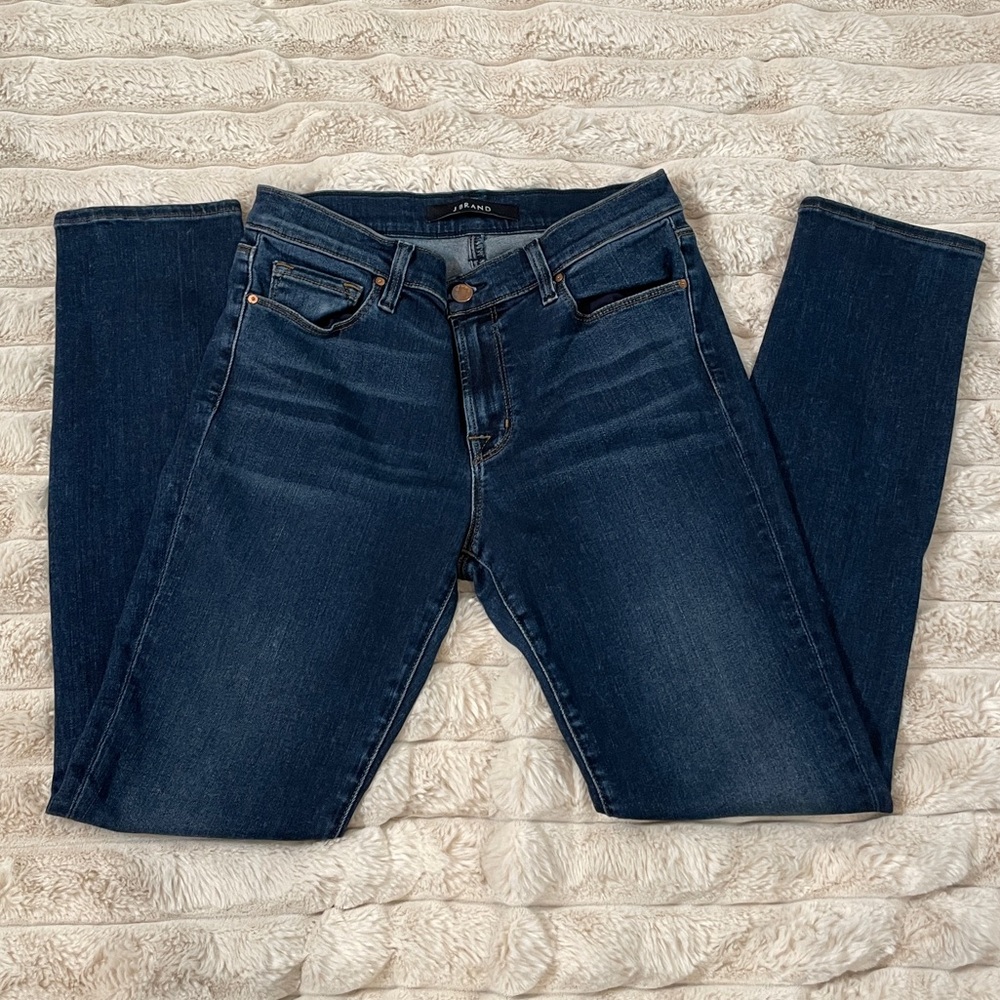 J Brand Skinny Leg Fleeting Jeans - Dark Blue